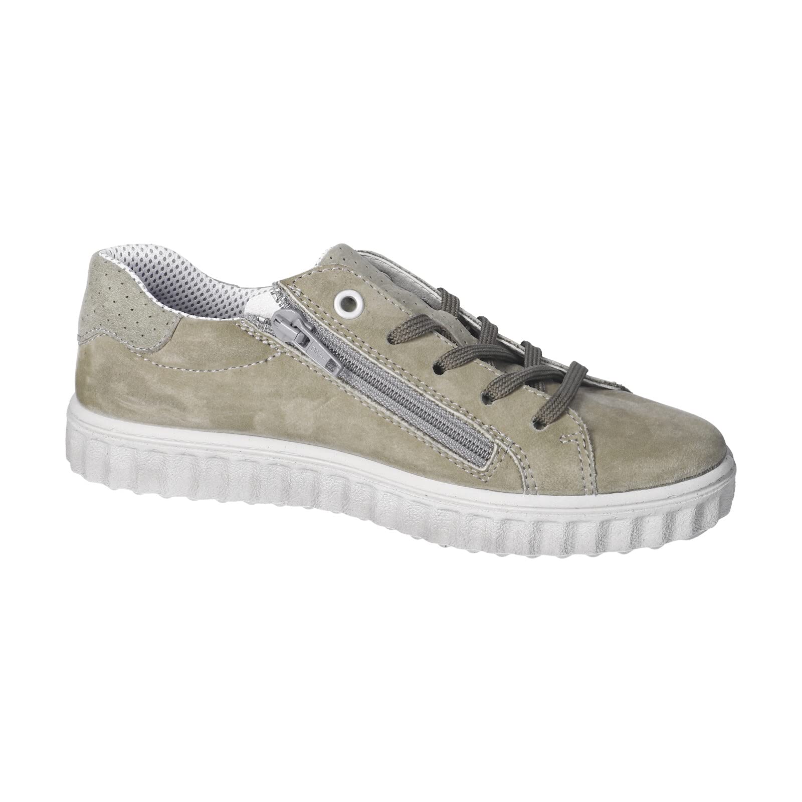 RICOSTA Dziewczęce Low-Top Sneaker JENNA, półbuty dziecięce, luźna wkładka, eukaliptus, 38 EU
