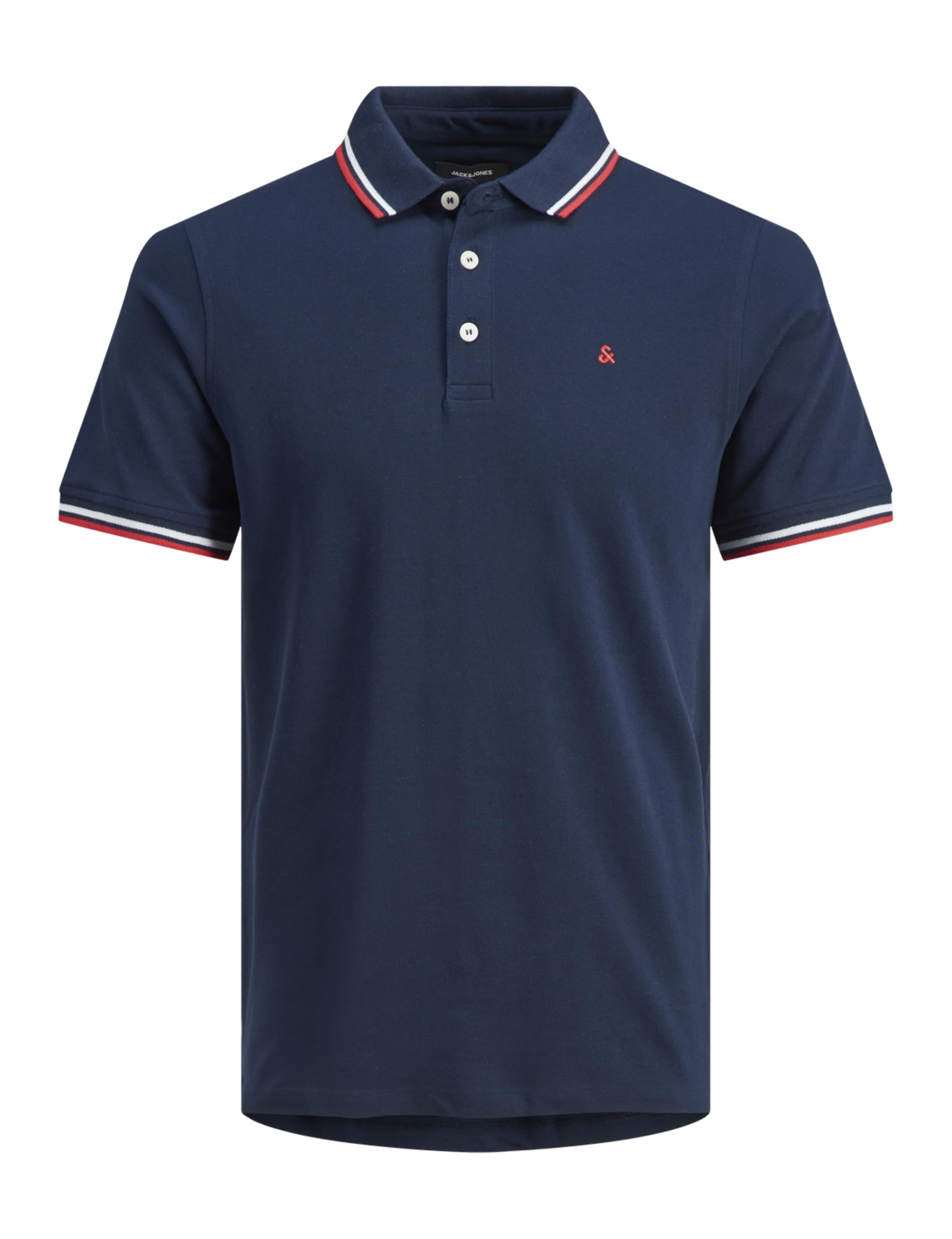 Jack & Jones Men's Bleu Polo Shirt Large Size Paulos