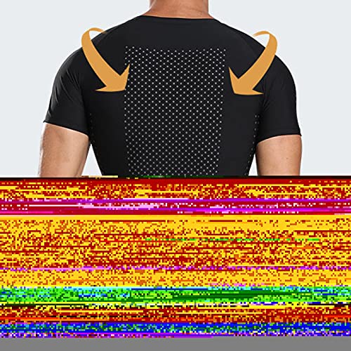Tops de compresseur slimming homme gainant pour ventre plat et dos - 4