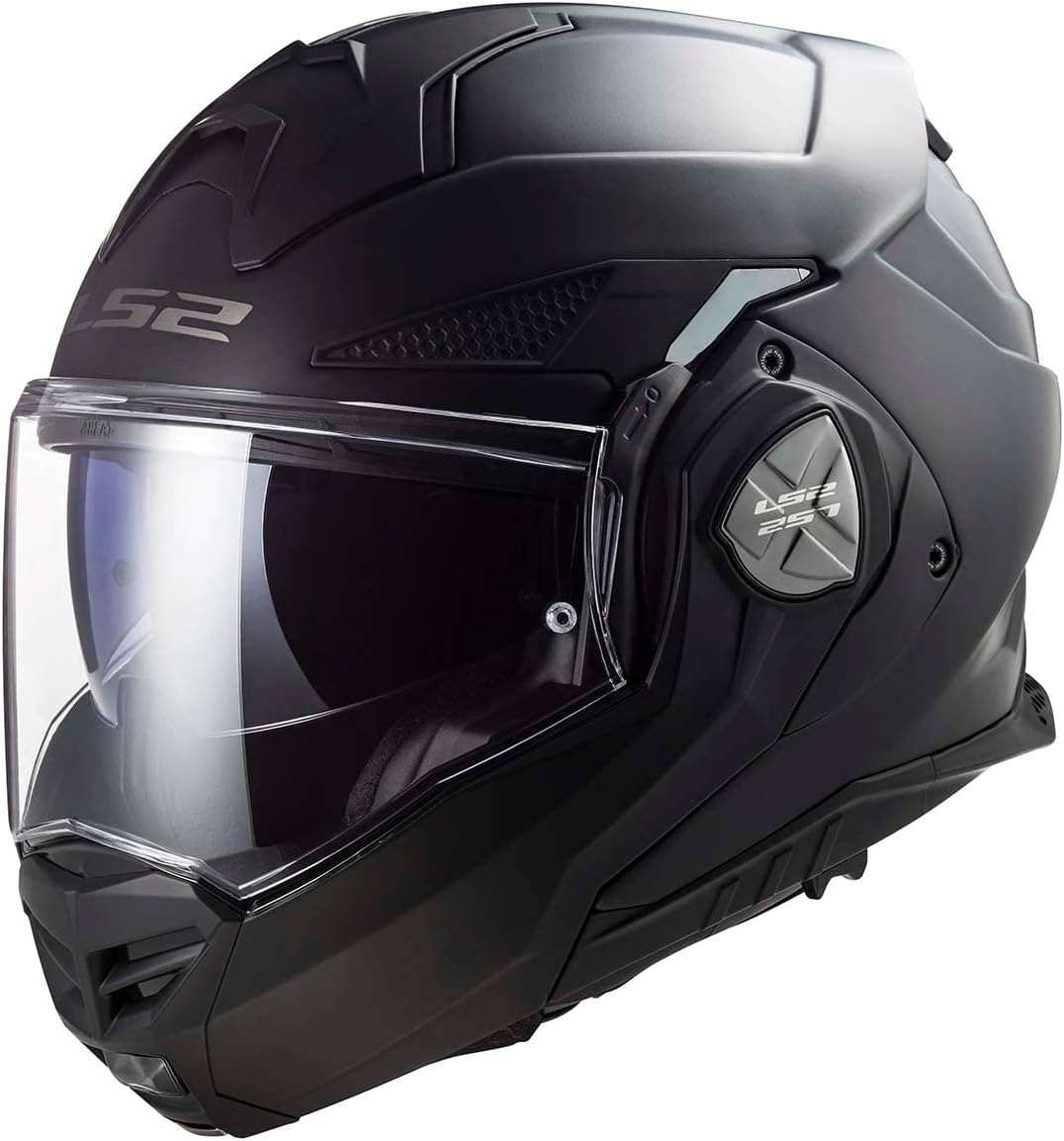LS2 Helmets Advant X Modular Helmet (Matte Black - Medium)