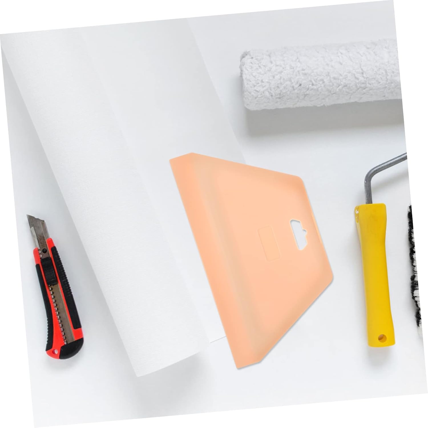 ARTIBETTER 10pcs Wallpaper Smoothing Tool Kit Plastic Scraper for Easy Application of Peel and Stick Wallpaper Vinyl Decals and Window Films for Crafts and Home Projects