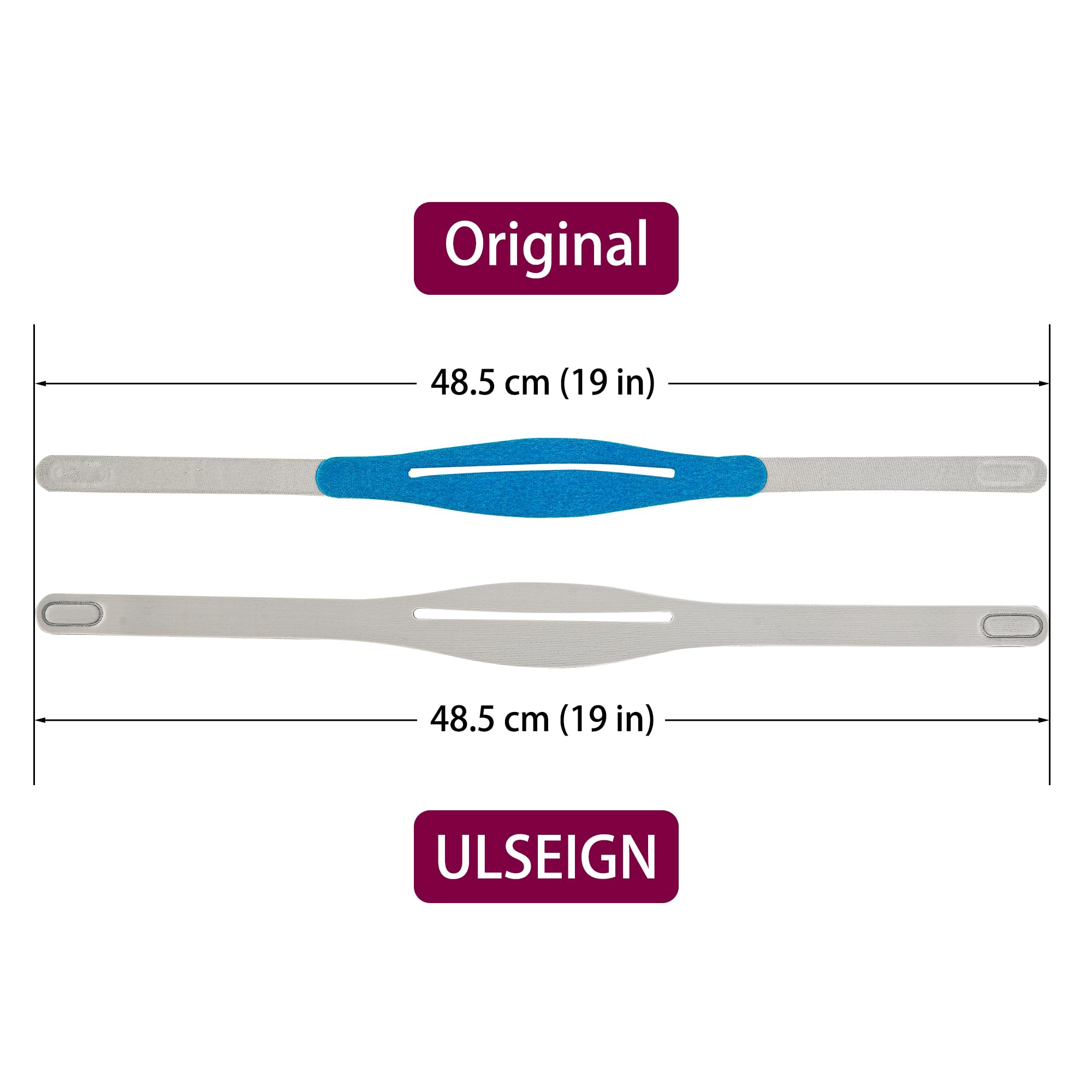 2 Pack Replacement Headgear Strap Compatible with Resmed AirFit/AirTouch N30i/P30i CPAP Nasal Pillows Mask