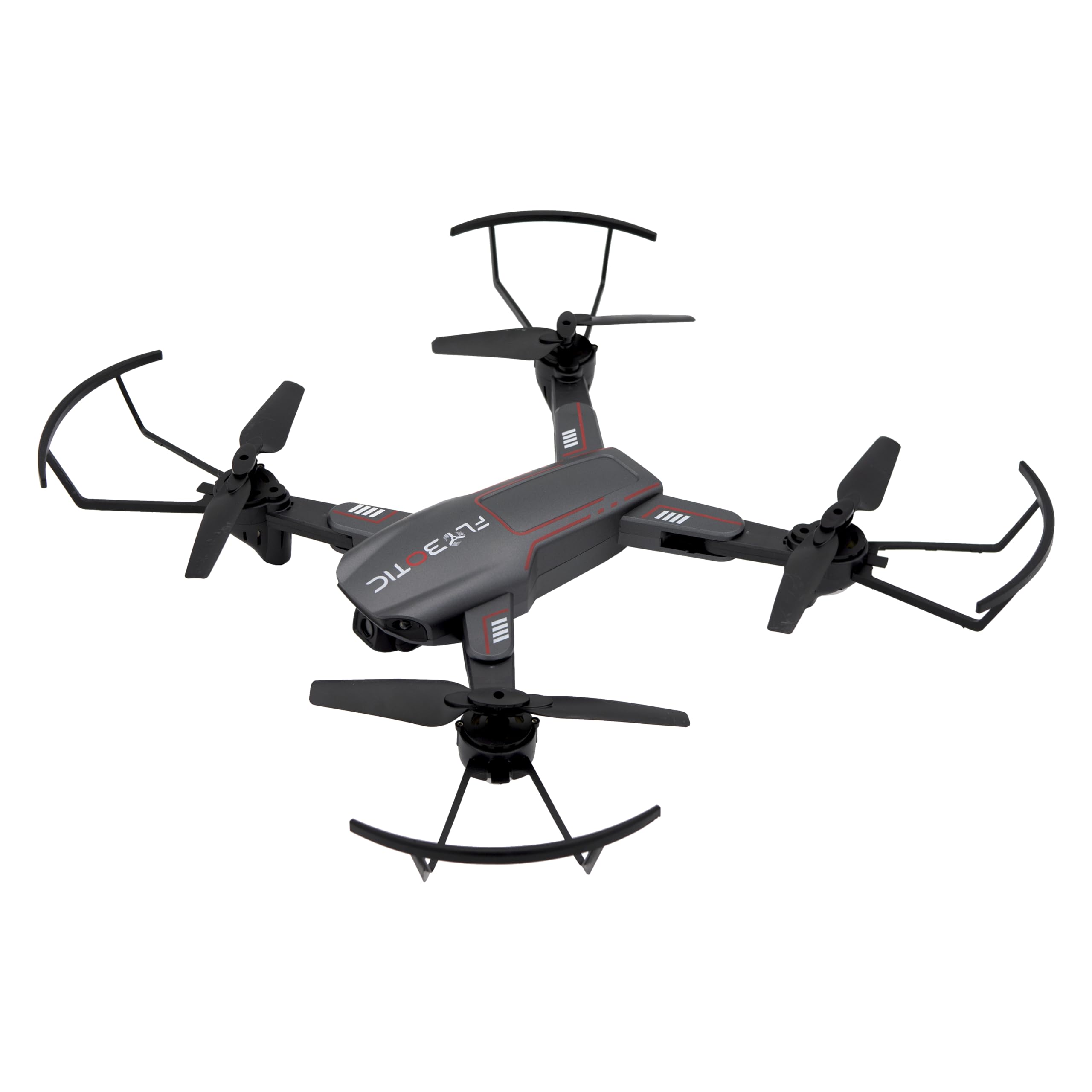 FLYBOTIC - Drone pieghevole WIFI con telecamera HD 1280×720 pixel + Custodia inclusa - 4 canali di controllo - Batteria inclusa - Drone per bambini e adulti - Interno/esterno - A partire da 14 anni