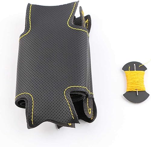 Miniatura 4 de SAXTZDS Funda para volante de automóvil, apta para SsangYong Korando 2011-2015