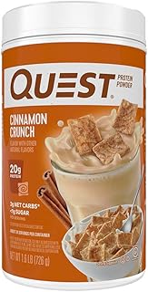 Best Quest Nutrition Cinnamon Crunch Protein Powder, High Protein, Low Carb, Gluten Free, Soy Free, 25.6 Ounce (Pack of 1) Review 