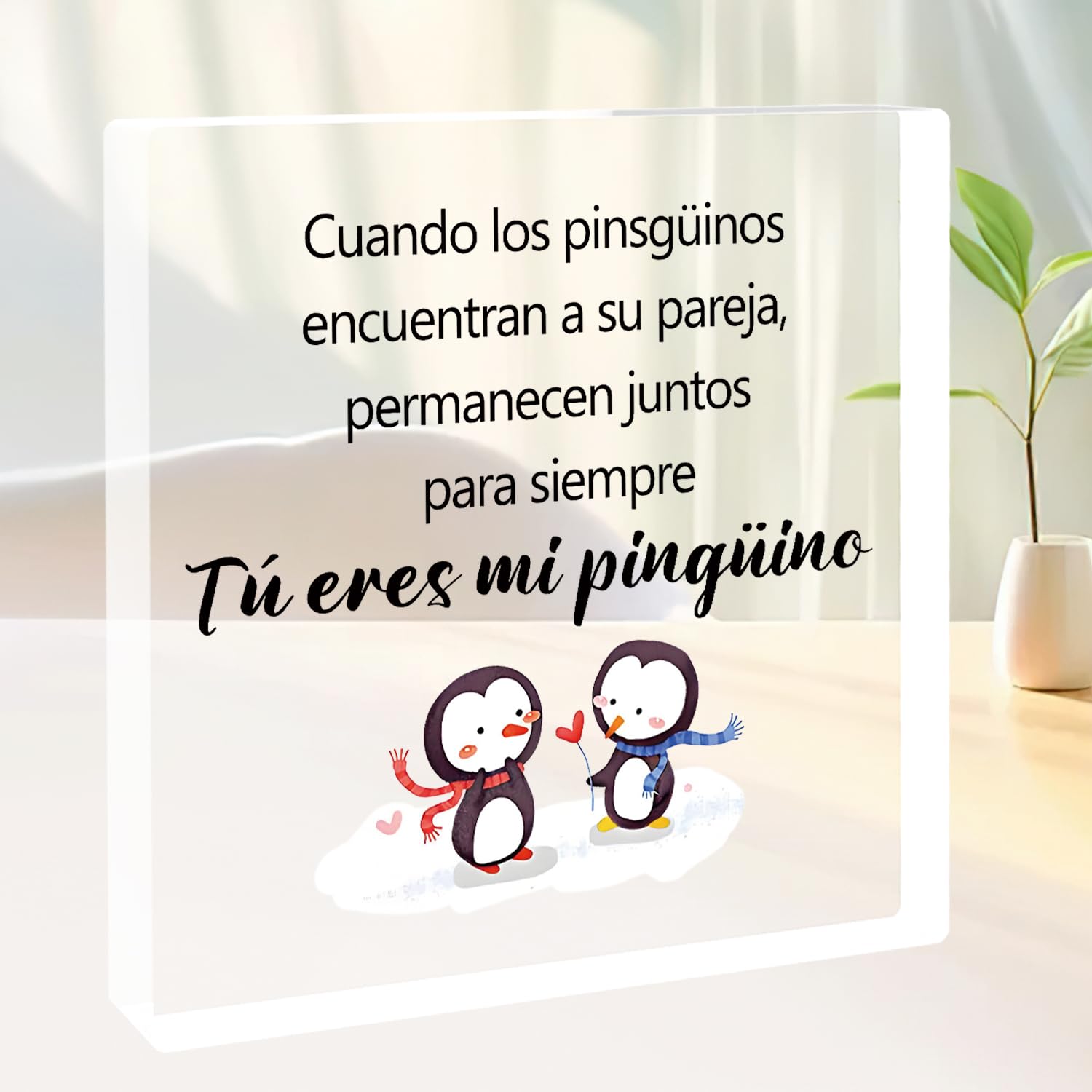 Regalos Originales para Parejas Regalo Aniversario Pareja Acrílica Pinguino Parejas Regalo Aniversario Pareja Regalos Originales para Parejas Regalo Pareja Regalos Originales para Hombre Regalo Novio
