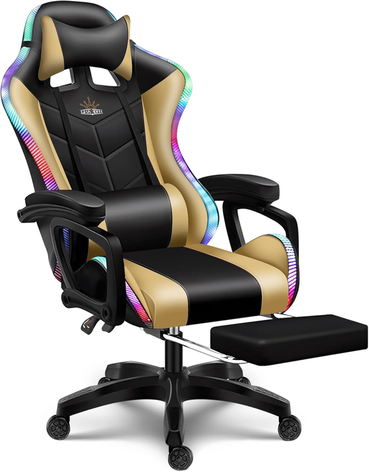 Gaming Chair with Bluetooth Speakers, Computer Game Chair