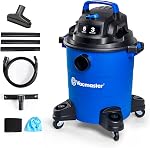 Vacmaster 4 Hauteur maximale HP 8 Gallon Aspirateur sec humide Léger Suction puissante Boutique sous vide avec fonction de souffleur pour les cheveux de chien, Garage, Voiture,Accueil & Atelier