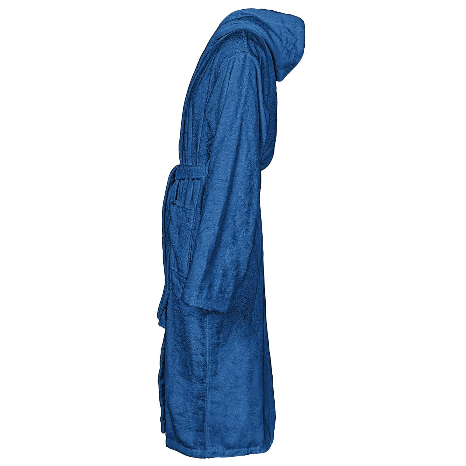 KINN Accappatoio bianco S cotone – Accappatoio 100% cotone per uomo e donna con cintura regolabile, design moderno, lavabile in lavatrice, ideale per l'inverno e il relax