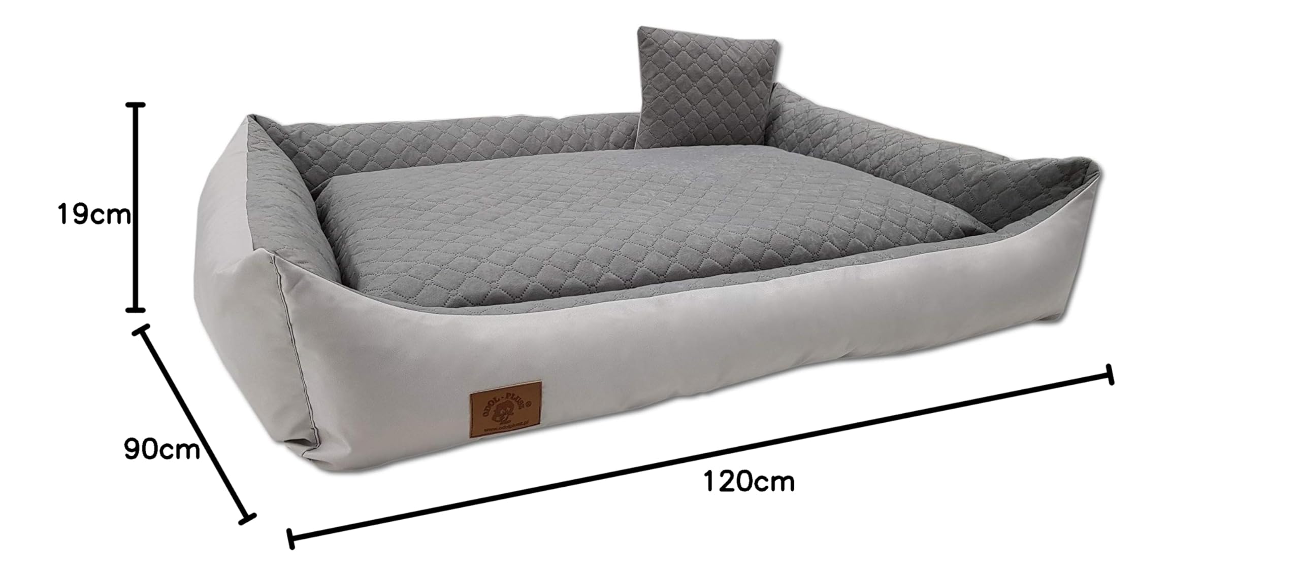 Odolplusz XXL legowisko dla psa, poduszka dla psa, sofa dla psa z dwustronną poduszką (rozmiar i kolor do wyboru)