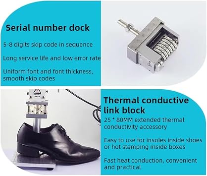 Heat Press Machine, WT-90DS Manual Hot Foil Stamping Machine, PVC Leather Paper Wood Custom Logo Embossing Bronzing Digital Heat Press Machine for Printing Heat Transfer E(80x100-1)
