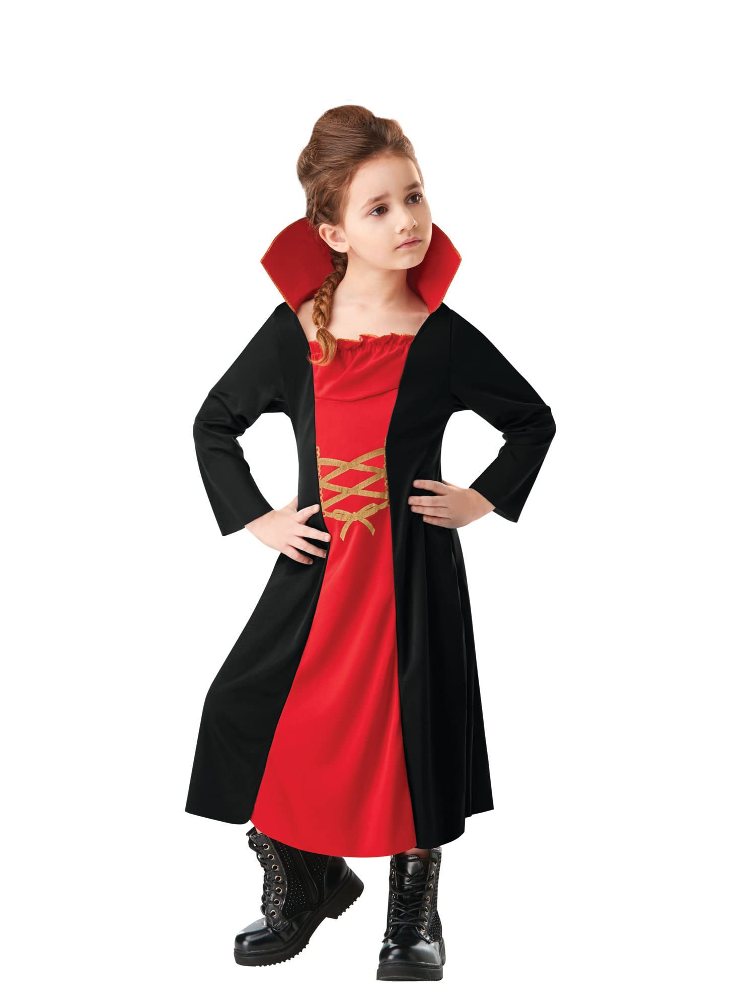 Childs Vampiress Halloween Fancy Dress Costume Age 3-4 Years