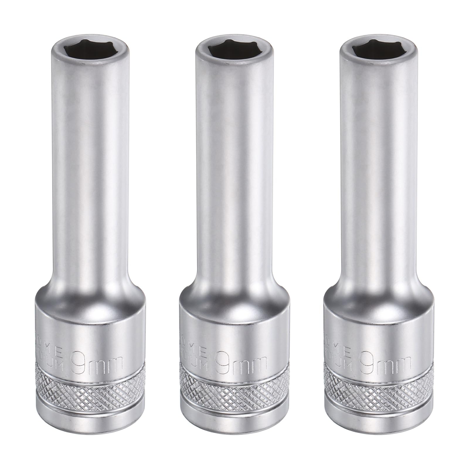 sourcing map 6 Points Deep Socket 1/2" Drive 9mm Deep,78mm/3.1" Long,3pcs โ image 1