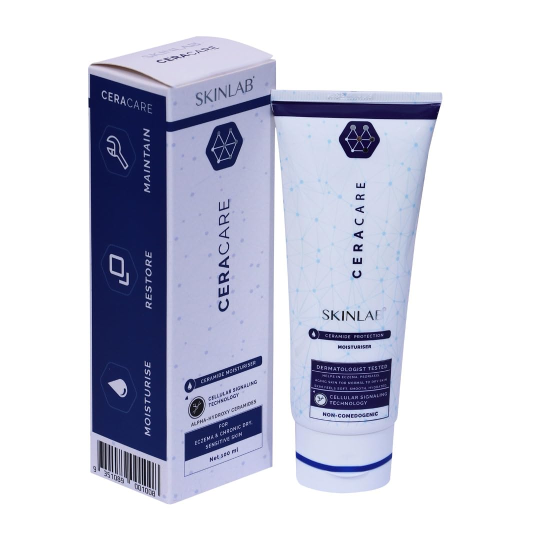 SkinLabCERACARE Ceramide Moisturiser for Eczema, Chronic Dry Skin and Sensitive Skin