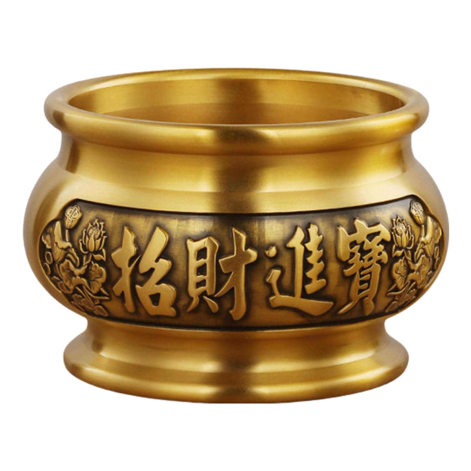 Bruciatori di incenso classici in ottone per benedizioni domestiche ornamento decorativo appassionati culturali titolari di incensi cinesi