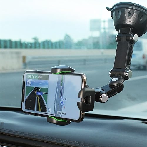 Miniatura 2 de Soporte de teléfono para automóvil, soporte de teléfono de camión de brazo largo, soporte de abrazadera de soporte de súper ventosa emergente de un