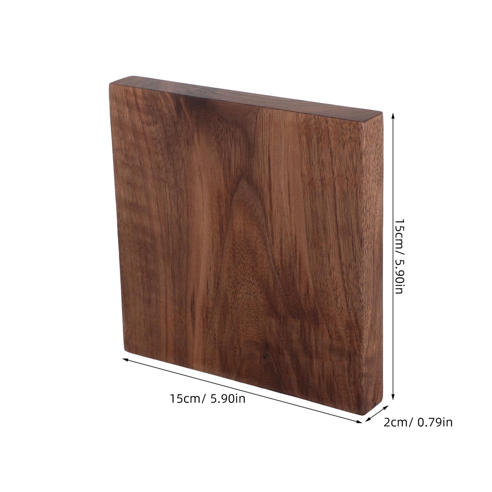 Tableros de Nogal Decorativos de Veta Natural, Madera Maciza Resistente para Bricolaje y Decoración de Interiores
