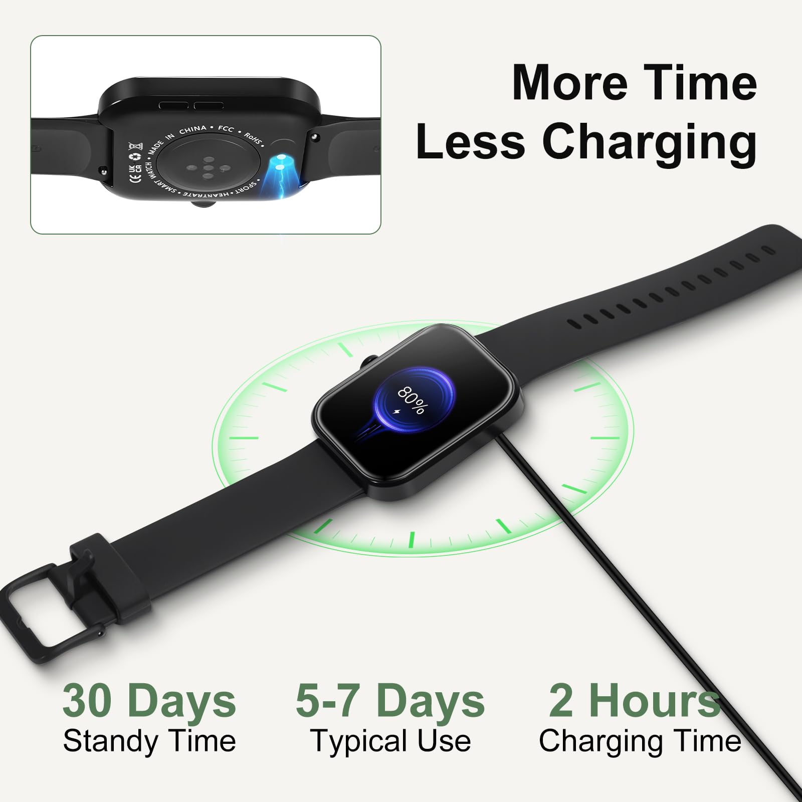 Smartwatch per uomo donna 1.91" Bluetooth Watch Supporta Chiamate 110+ Sport Fitness Tracker con cronometro/pedometro/sonno/cardiofrequenzimetro IP68 Smart Watch