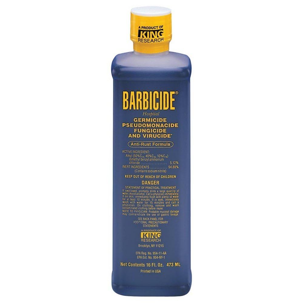 Amazon.com: Barbicide Disinfectant Concentrate, 16 Fl Oz
