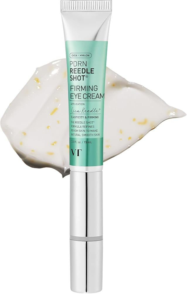 VT COSMETICS PDRN Reedle Shot Eye Cream, Vibrating Eye Applicator for Puffy Eyes, Dark Circles & Under Eye Bags, Firming & Wrinkle Care with PDRN Collagen, Korean Skincare, 0.51 fl oz | Vibrating Eye Applicator, For Puffy Eyes, Dark Circles & Under Eye Bags, Firming & Wrinkle Care with PDRN Collagen