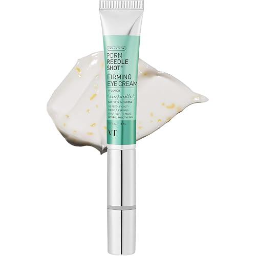 VT COSMETICS PDRN Reedle Shot Eye Cream, Vibrating Eye Applicator for Puffy Eyes, Dark Circles & Under Eye Bags, Firming & Wrinkle Care with PDRN Collagen, Korean Skincare, 0.51 fl oz