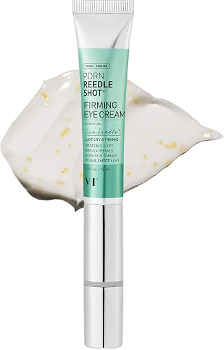 VT COSMETICS PDRN Reedle Shot Eye Cream, Vibrating Eye Applicator for Puffy Eyes, Dark Circles & Under Eye Bags, Firming & Wrinkle Care with PDRN Collagen, Korean Skincare, 0.51 fl oz