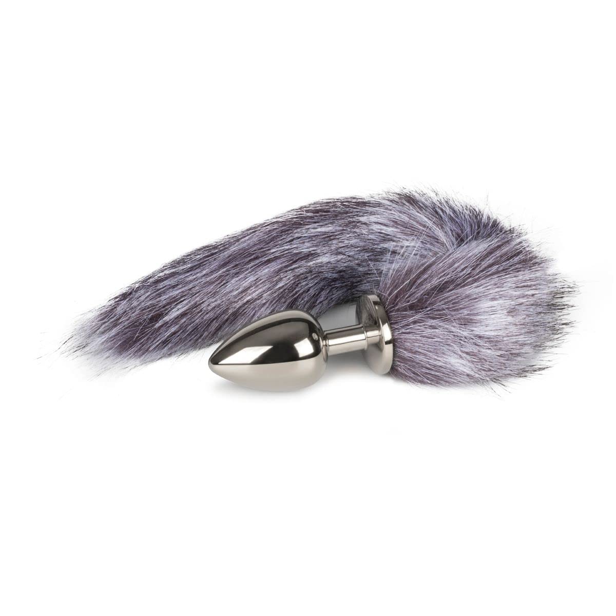 EasyToys Silver Big Fox Tail Plug