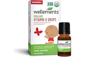 Wellements Certified Organic Elderberry Drops for Infants