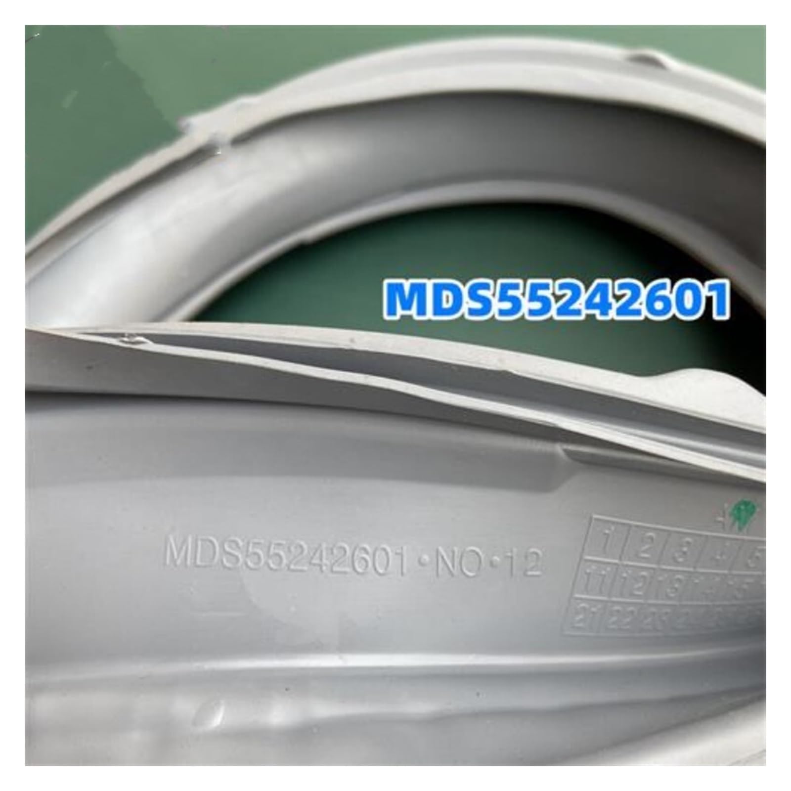Compatible For LG，Drum Washing Machine Door Seal Rubber Pad Observation Sealing Ring MDS55242601 Authentic Part For Appliance Repair