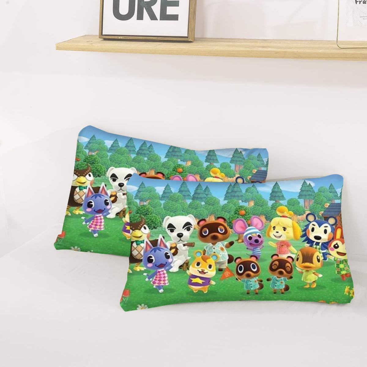 Amazon｜あつ森 あつまれ どうぶつの森 布団カバー 2点セット 寝具