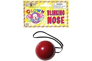 Forum Novelties Flashing Clown Nose Lights Up Your Nights