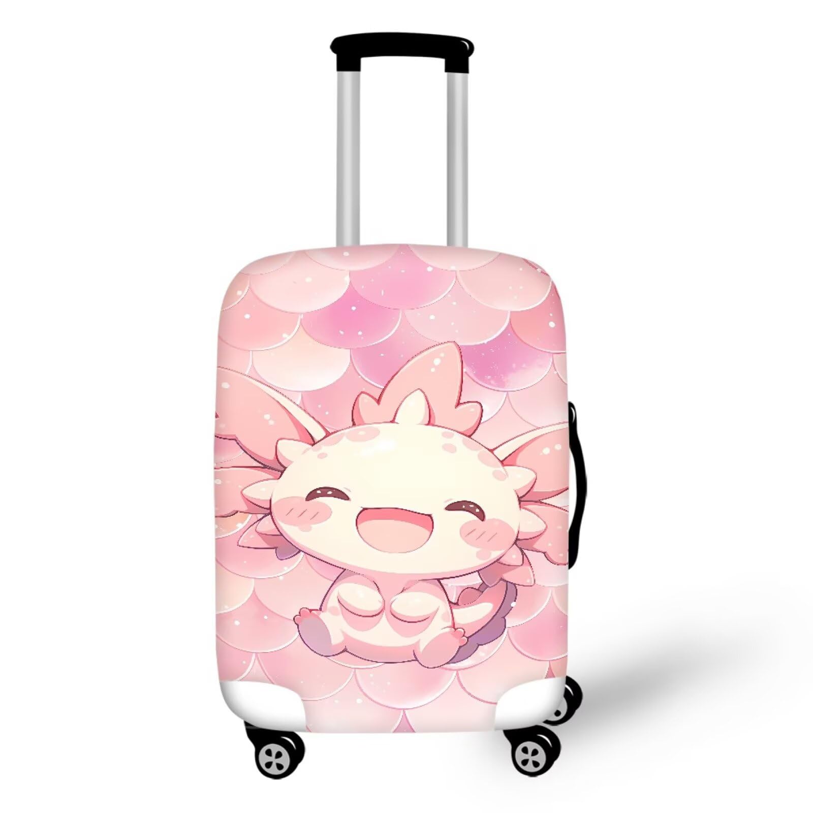 Luggage Covers,Luggages Covers for Suitcase,Suitcase Protective Cover,Travel Luggage Cover Suitcases Protector Axolotl Scales