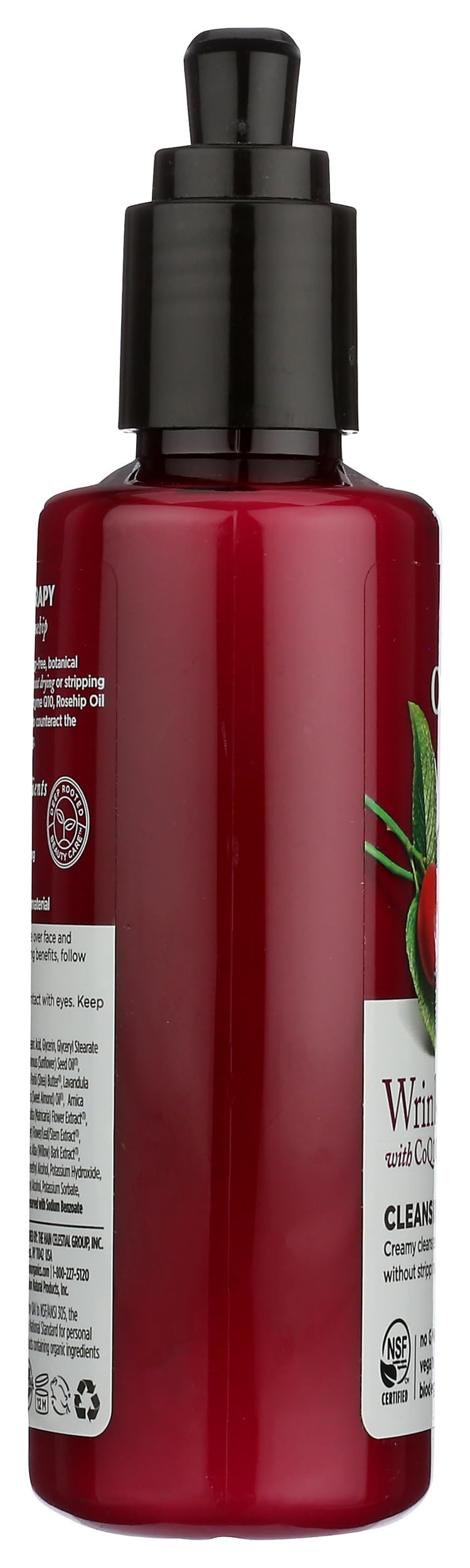 Avalon Organics Temizleyici Süt, Kırışıklık Tedavisi, CoQ10 ve Kuşburnu, 8,5 Oz
