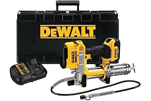 DEWALT 20V MAX Cordless Battery Powered Grease Gun Kit with Variable Speed Triggers