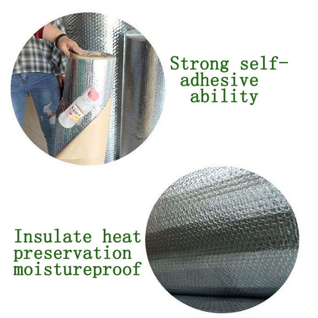 Isolante Termico Riflettente Kit di isolamento in lamina a doppia bolla Barriera al vapore Lamina ingegnerizzata autoadesiva Doppia lamina Isolamento riflettente Riflettore riflettente al calore Fogl