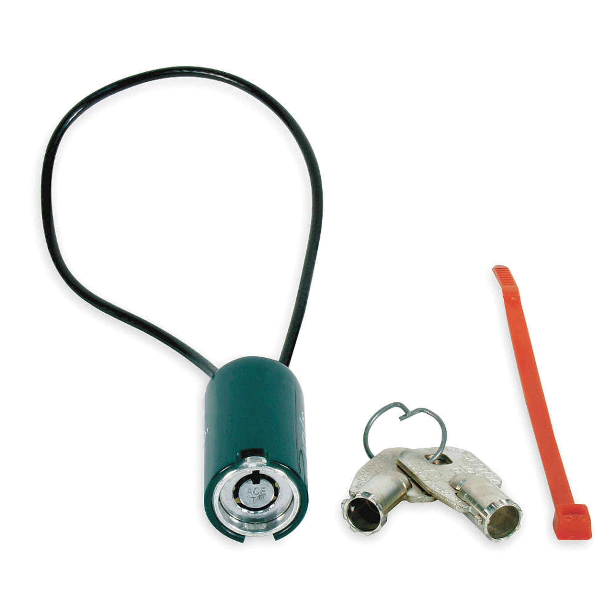 Locking Key Holder, 6 In, Black, KA 6201