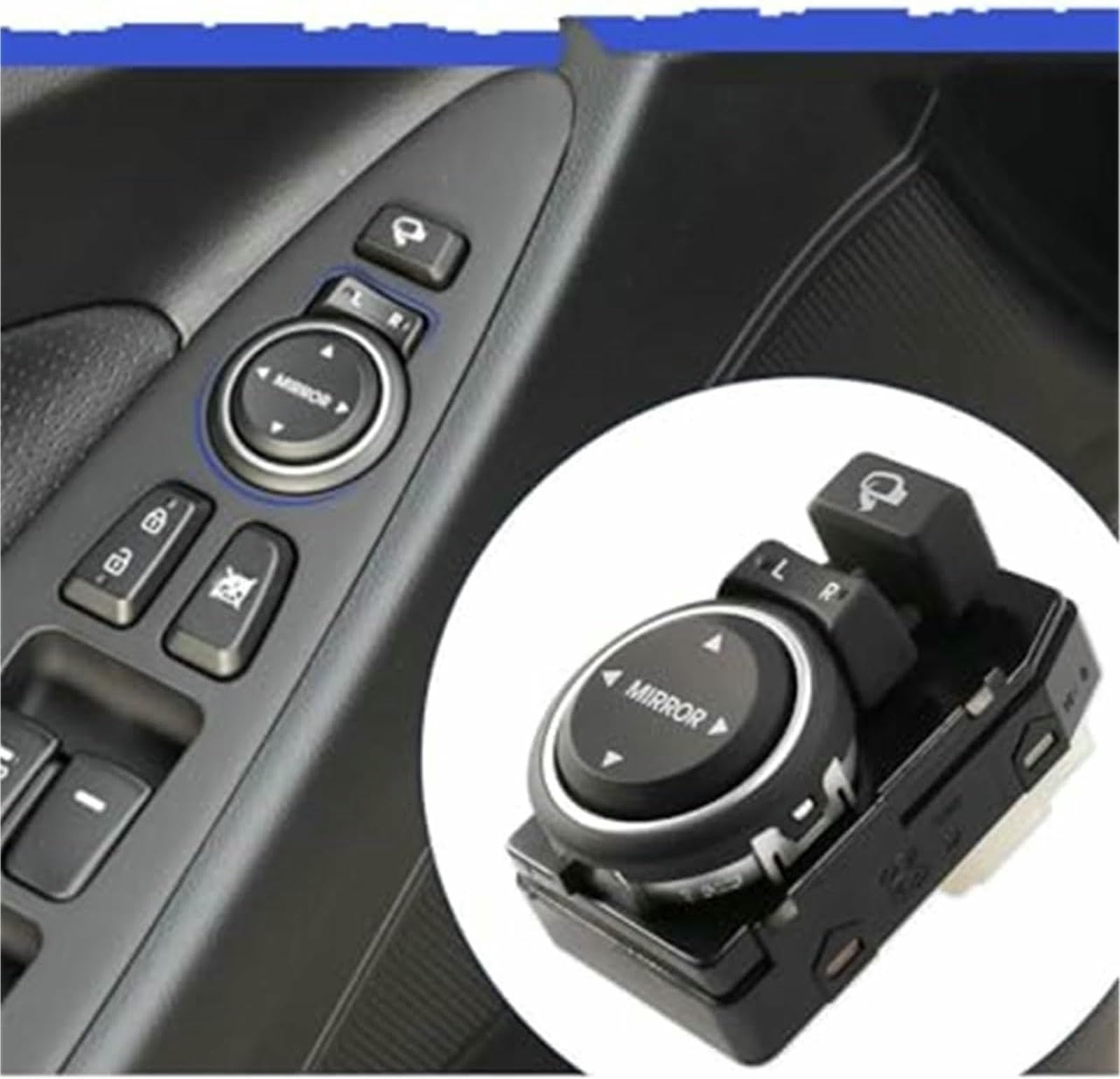 Auto-Spiegelschalter Für Hyundai Für Sonata Yf I45 2011-2016 Klappbarer Rückspiegel-Steuereinstellschalter 935733S100 93573-3S100