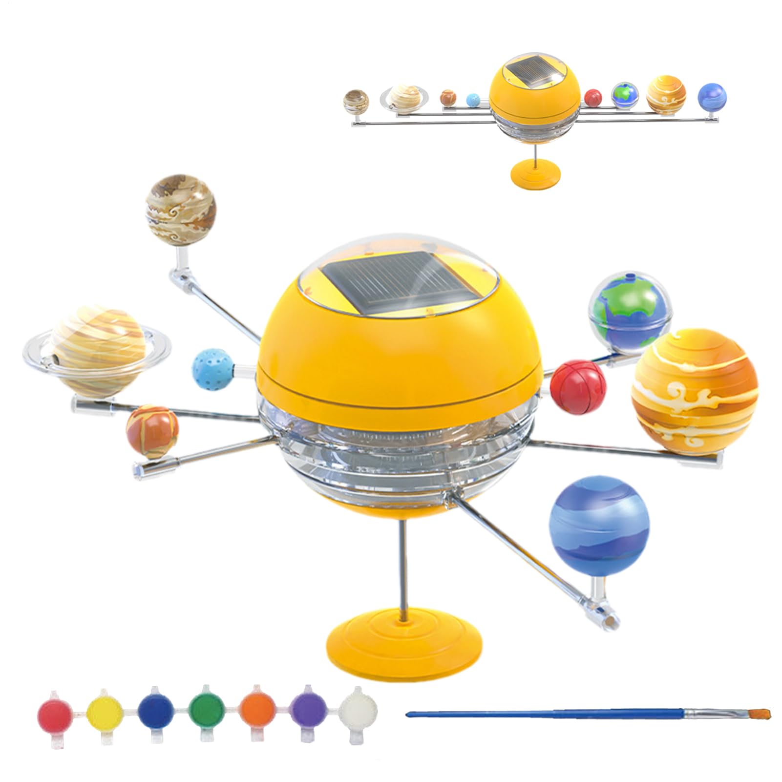Kit de système Solaire pour Le Projet Scolaire, kit de modèle du système Solaire - Projet de planète | Planétarium de d'astronomie pour Les activités familiales de l'arrière-Cour Expérience d'e