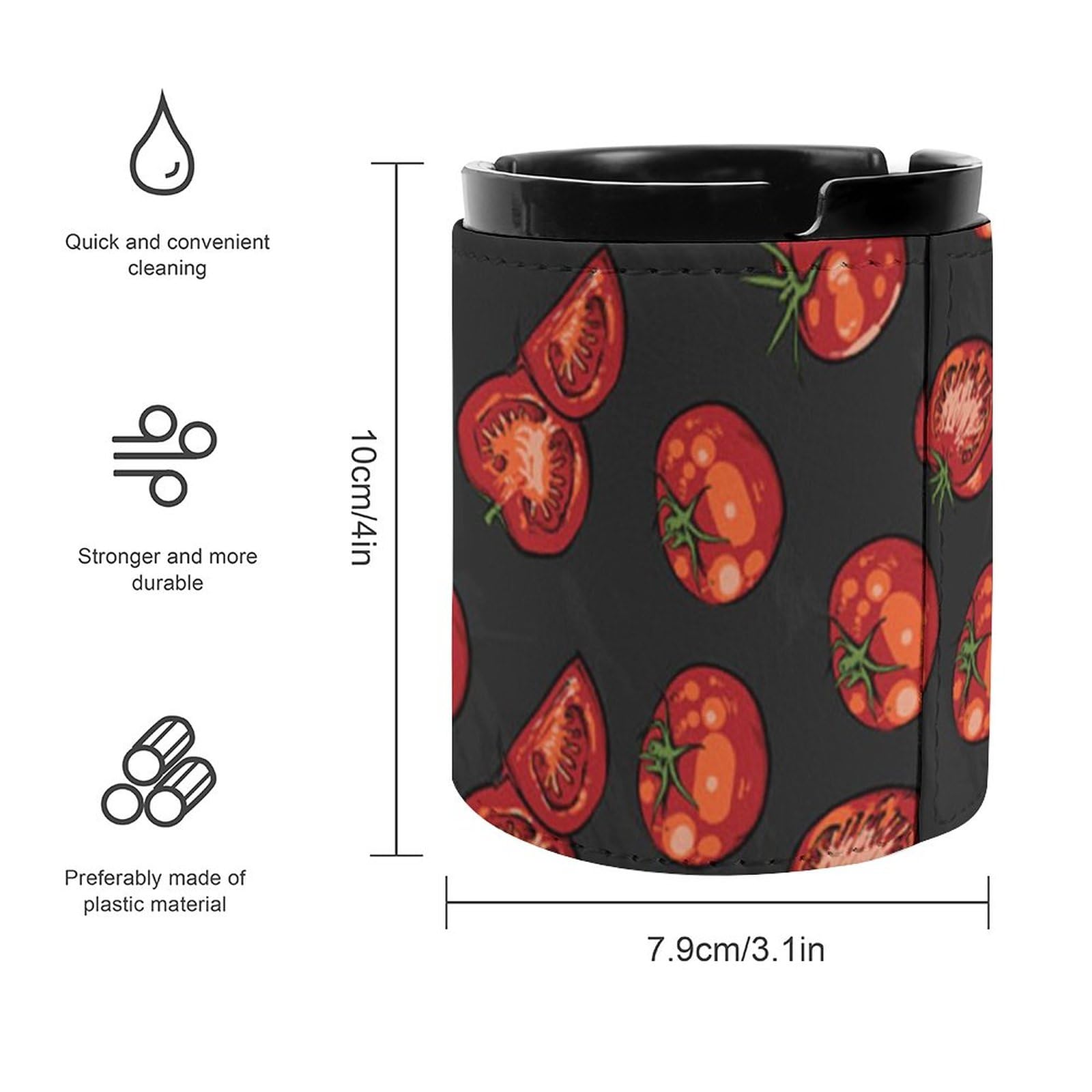 Amazon.co.jp: アッシュトレイ 灰皿 トマト柄 たばこ灰皿 PU