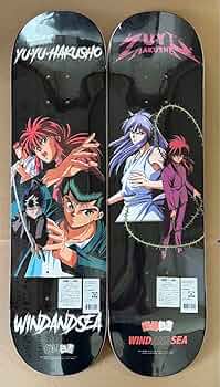 新品 未使用 ウィンダンシー 幽遊白書 コラボ スケボーデッキ 幅20cm 新品 未使用 ウィンダンシー 幽遊白書 コラボ スケボーデッキ 幅