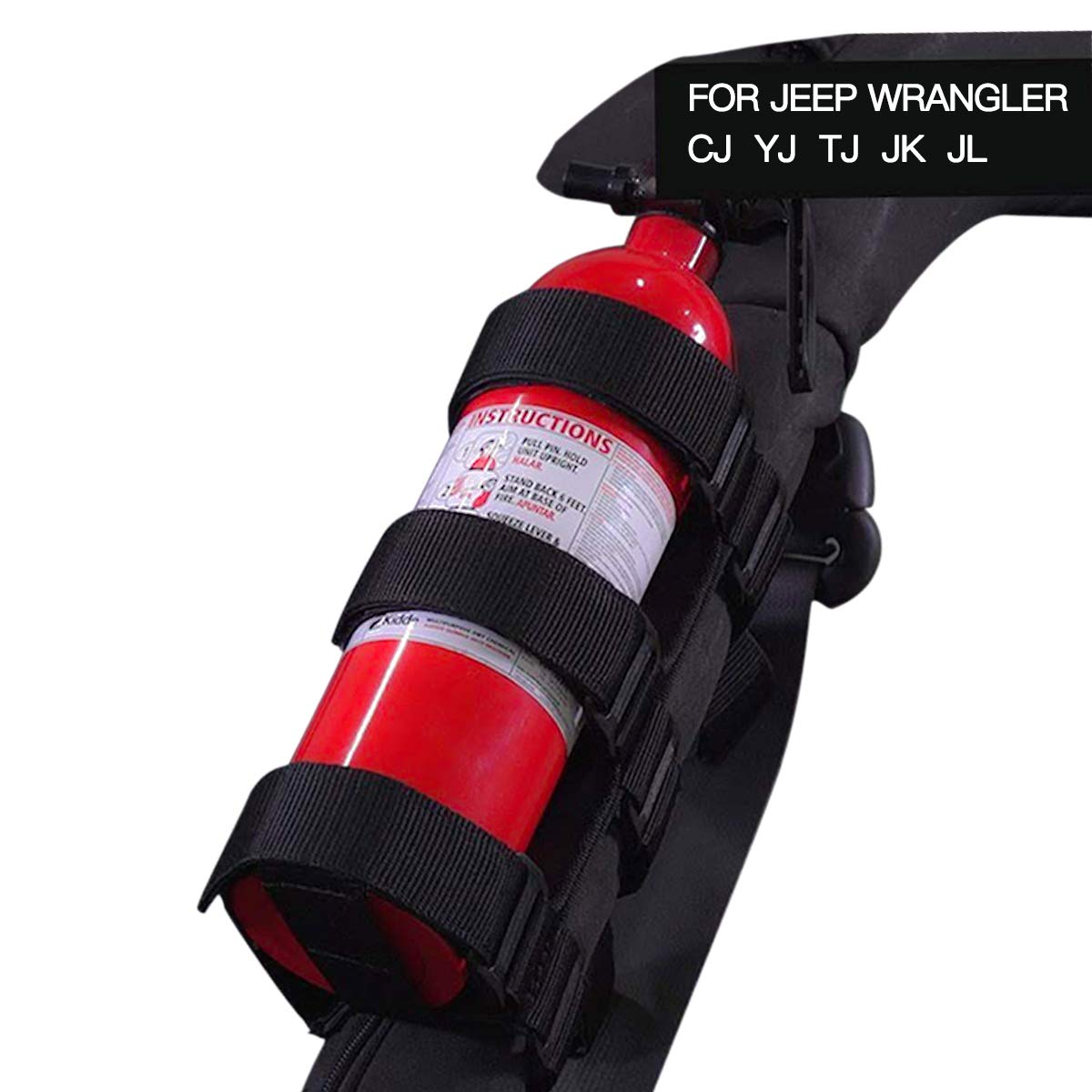 Buy JeCar Fire Extinguisher Holder Adjustable Extinguisher Mount Strap