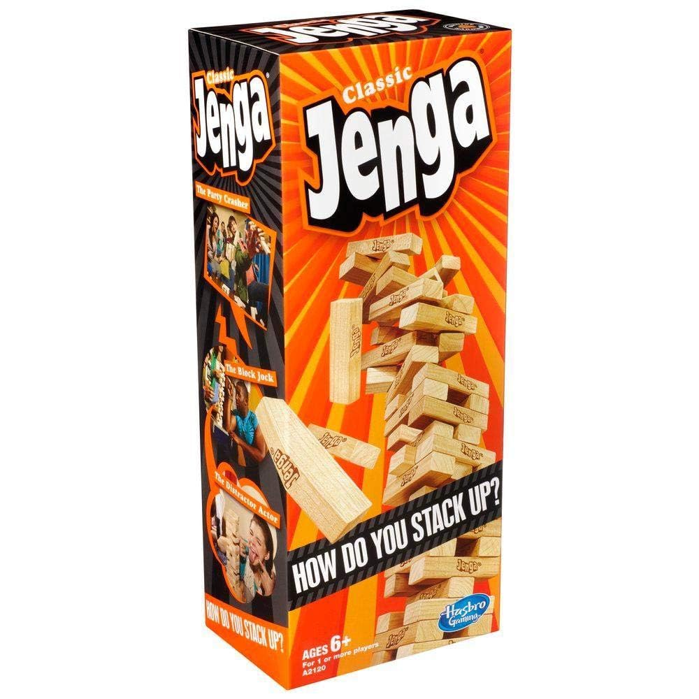 Hasbro Games A2120E24 - Jenga Classic, Children's Game