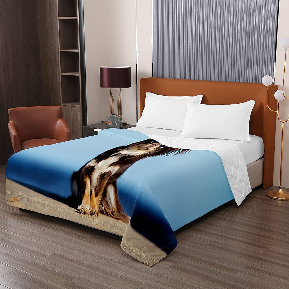 Copriletto Trapuntato Cane 3D - Matrimoniale 200x230 Cm, Leggero Per Primavera/Estate - Foto 6