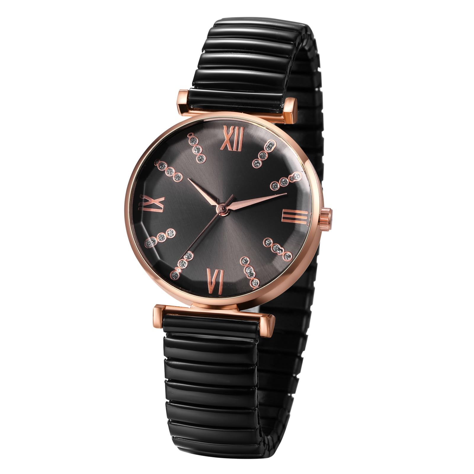 JewelryWe Herrenuhr Quadratische Chronograph Uhr: 3er Set 30