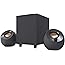 Creative Pebble Plus 2.1 USB-Powered Desktop Speakers with Down-Firing Subwoofer and Far-Field Drivers, Up to 8W RMS Total Po