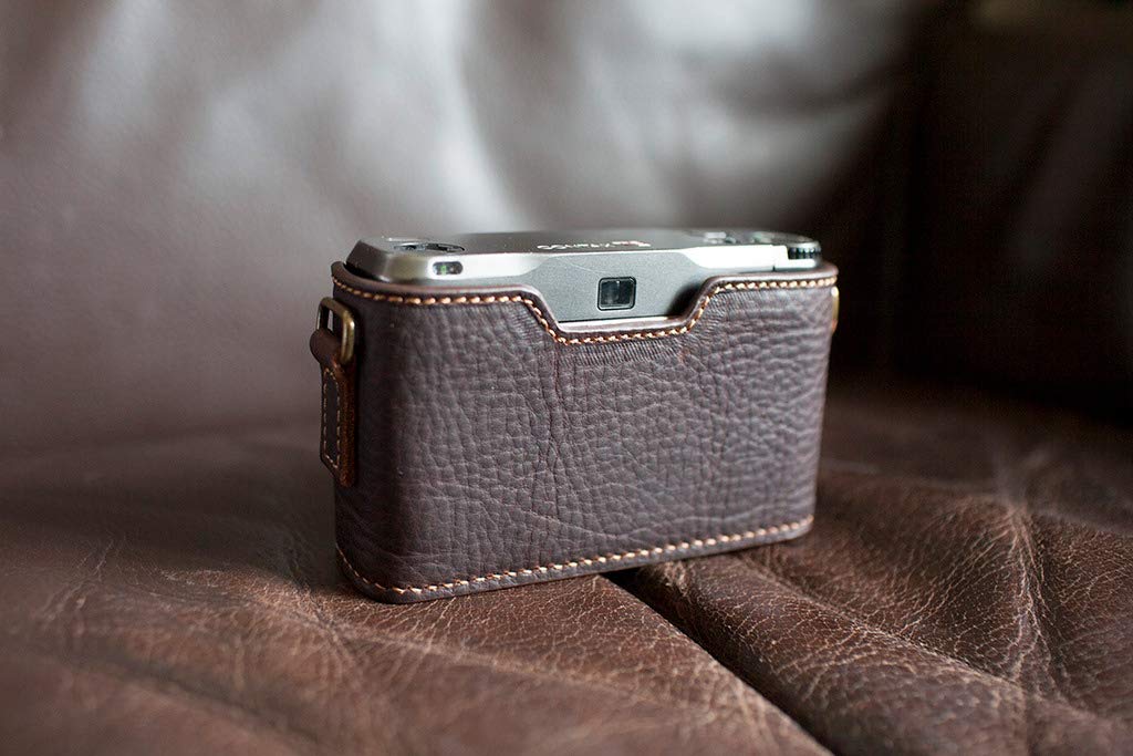 Amazon.co.jp: Funper Contax T2 専用 ブルタイプ 本革 ボディケース