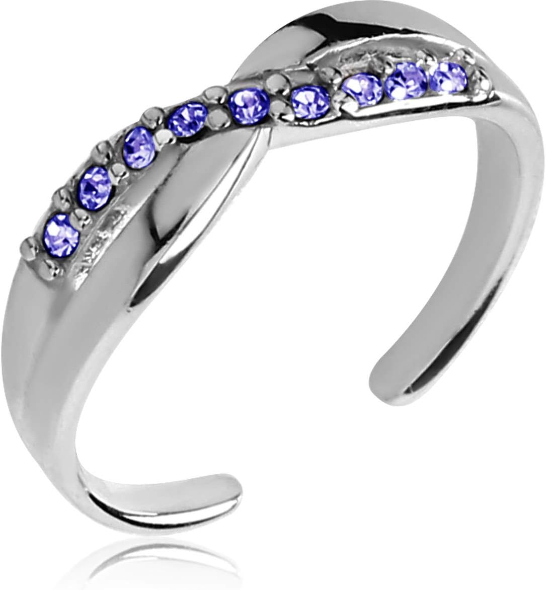 Bague D'orteil Serpent En Argent 925 - Taille Ajustable, Bijou De Pied Fantaisie Et Tendance