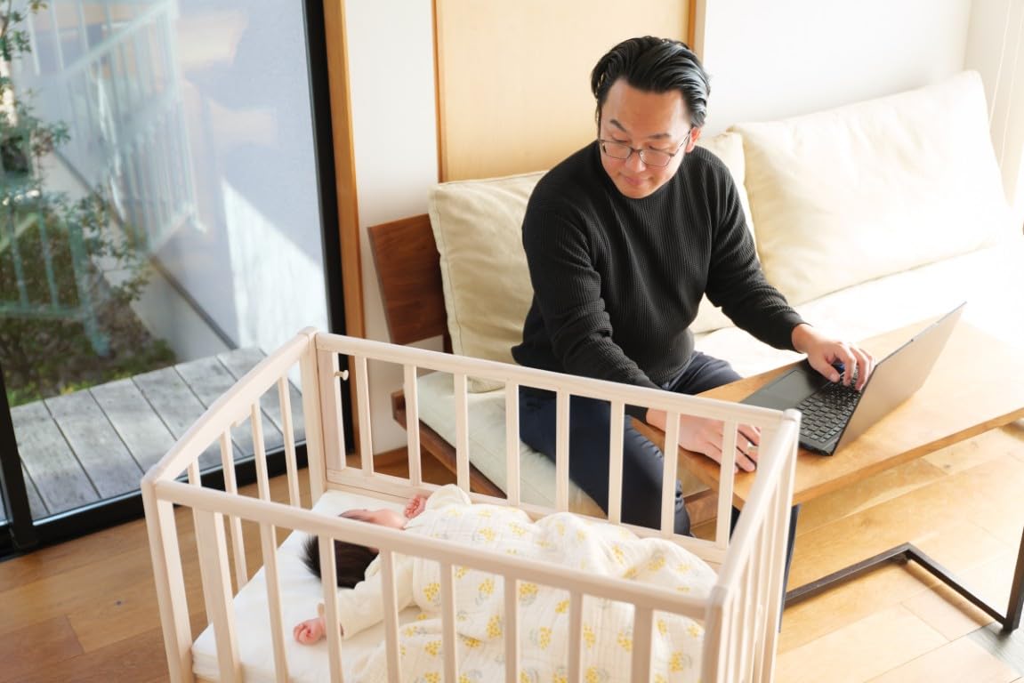Amazon.co.jp: ベビーベッド ミニ 大和屋 リビングコット yamatoya