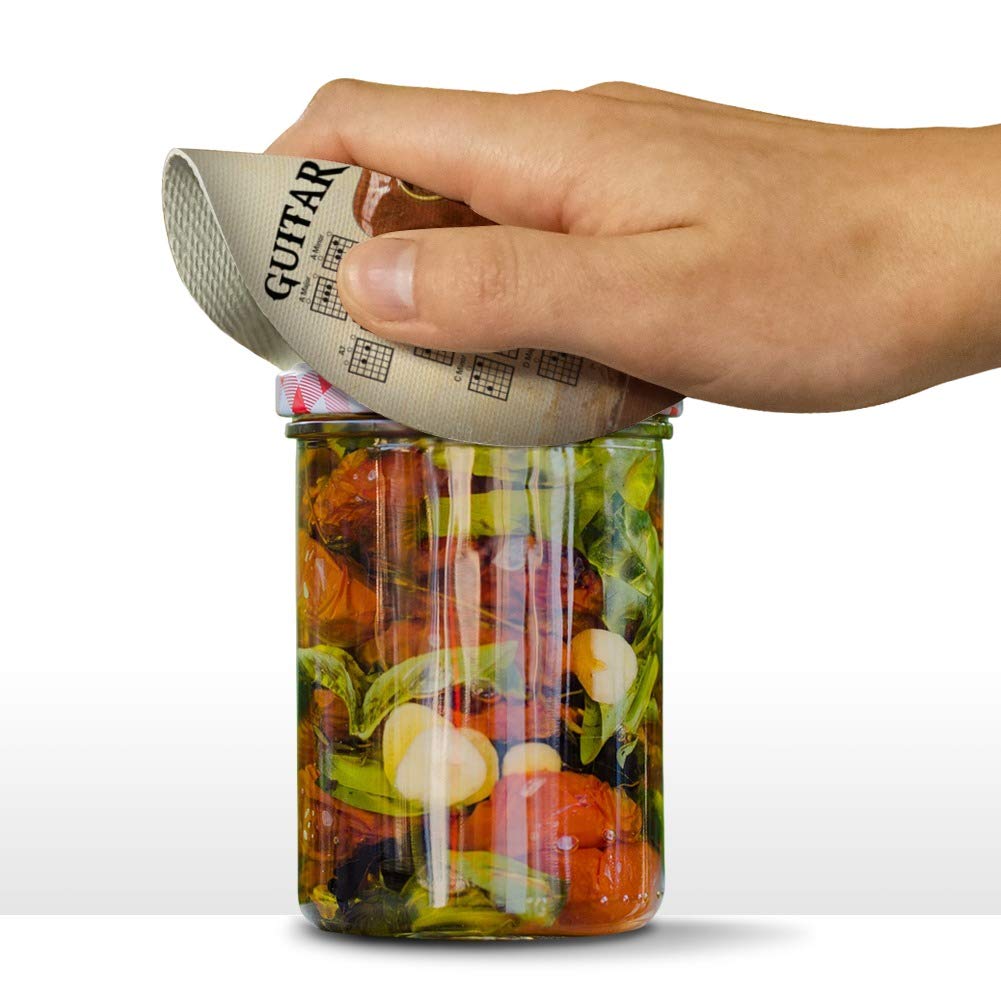 Guitar Chords Music Round Rubber Non-Slip Jar Gripper Lid Opener