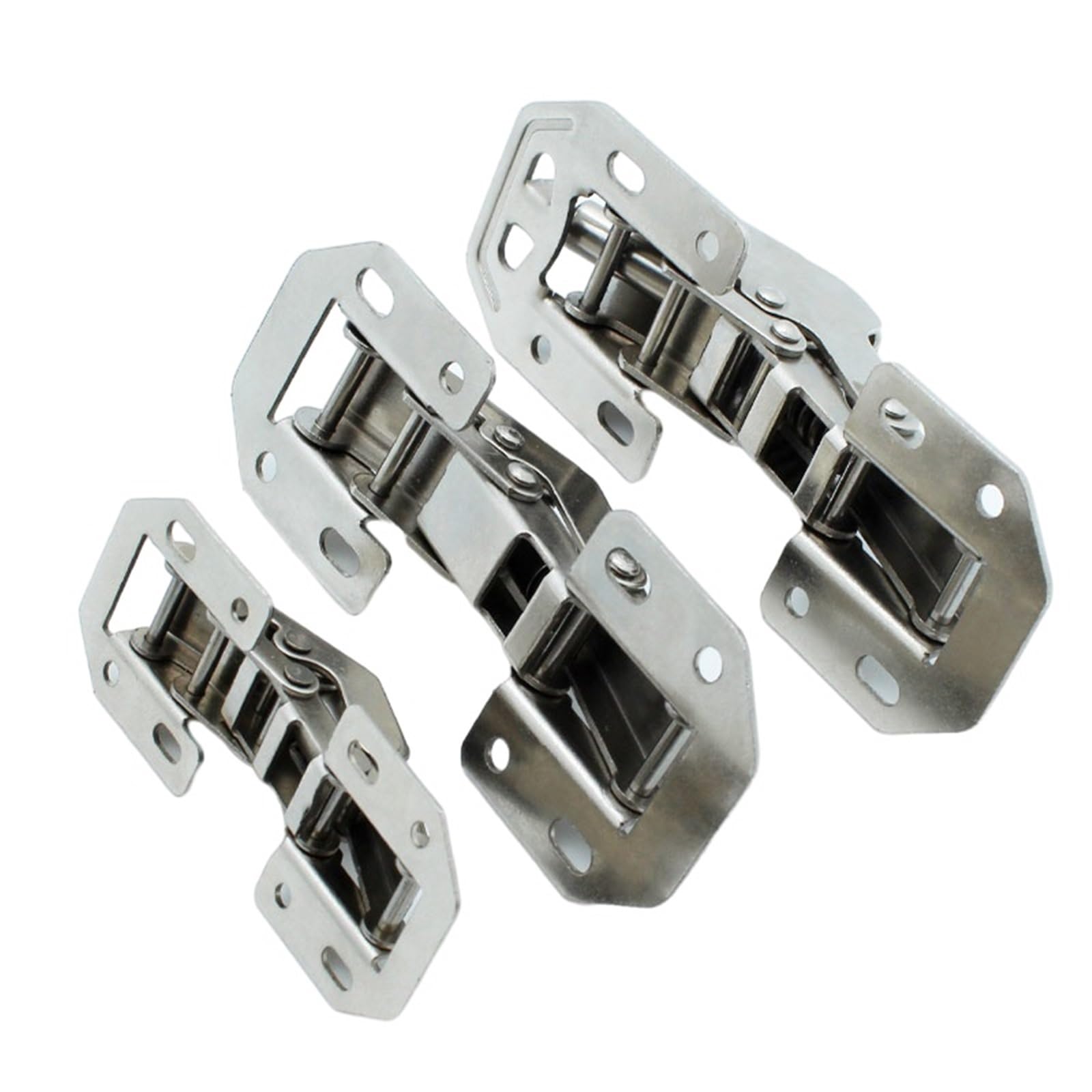 Clingre Boutique Shop Uk 4 Inches No Trenching Furniture Hinges For Kitchen Cabinets, Soft Close With Screws Hardware Fittings Hardware Hinges(4 Inches)
